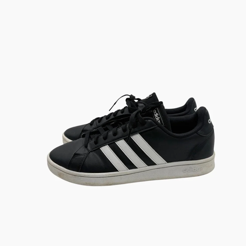 Adidas Grand Court‎ 2.0 Shoes Black White Men's Size 10.5 Casual Sneakers